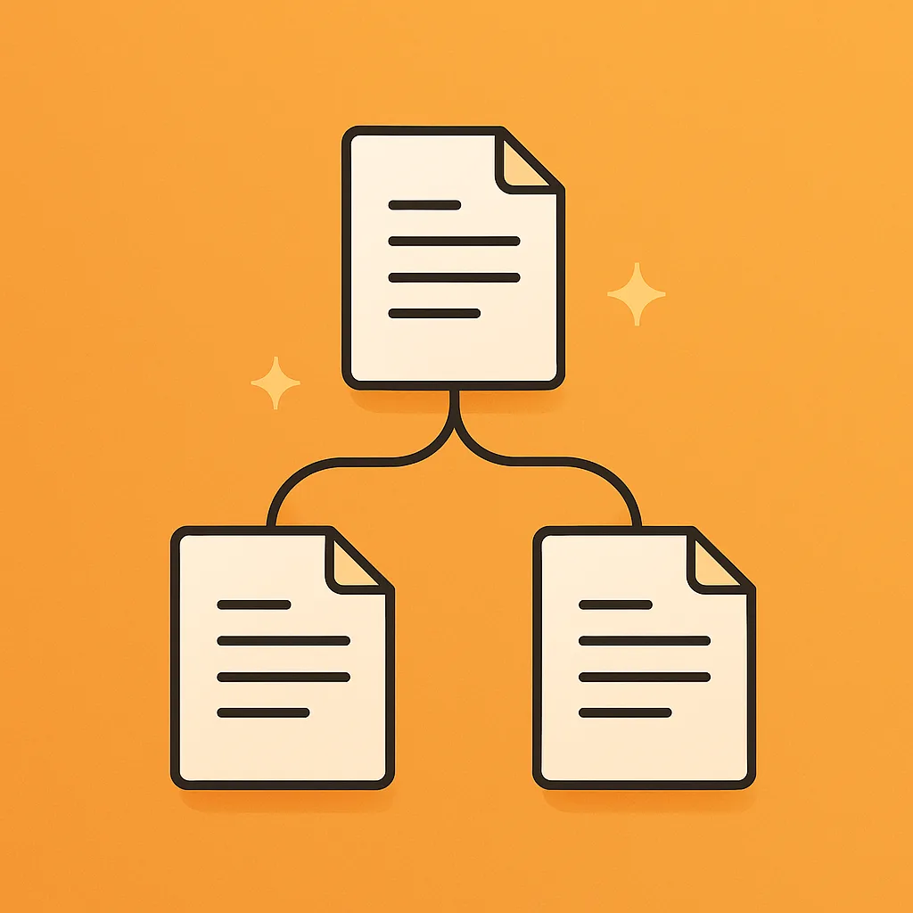 One lead magnet branching into two more through a referral link