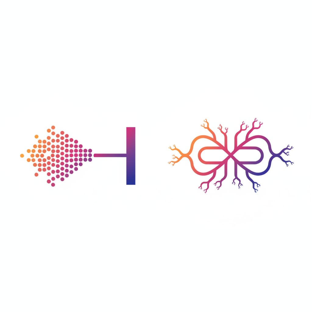 Two-panel comparison: left shows 400 comments flowing to a flat dead end, right shows 400 comments feeding a referral loop that expands outward