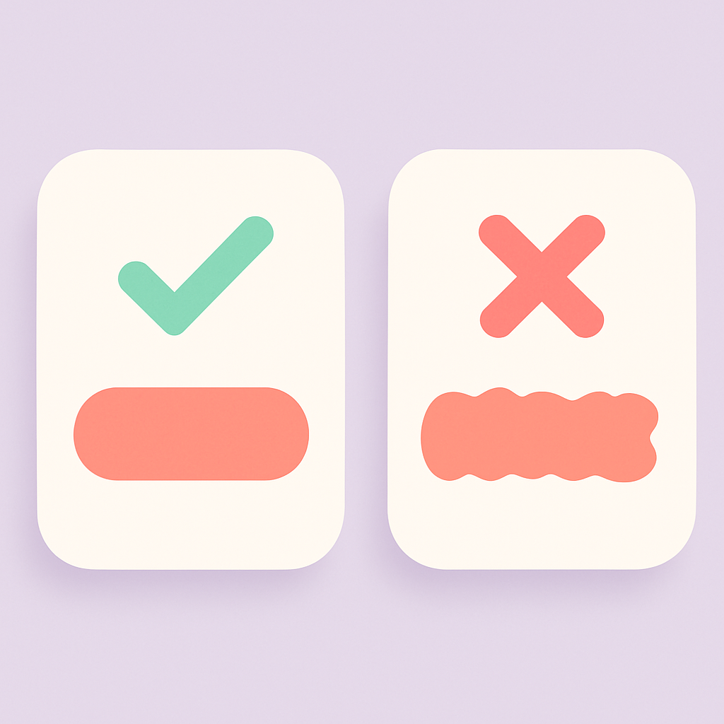 An illustration comparing effective and ineffective keyword choices for Instagram comment CTAs