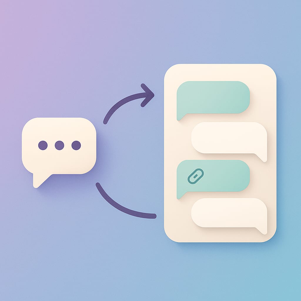A mockup of a DM conversation flow triggered by a Reels keyword comment
