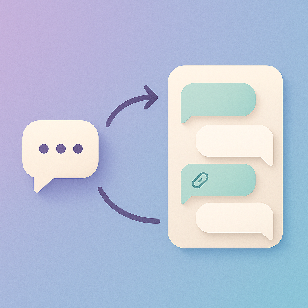 A mockup of a DM conversation flow triggered by a Reels keyword comment