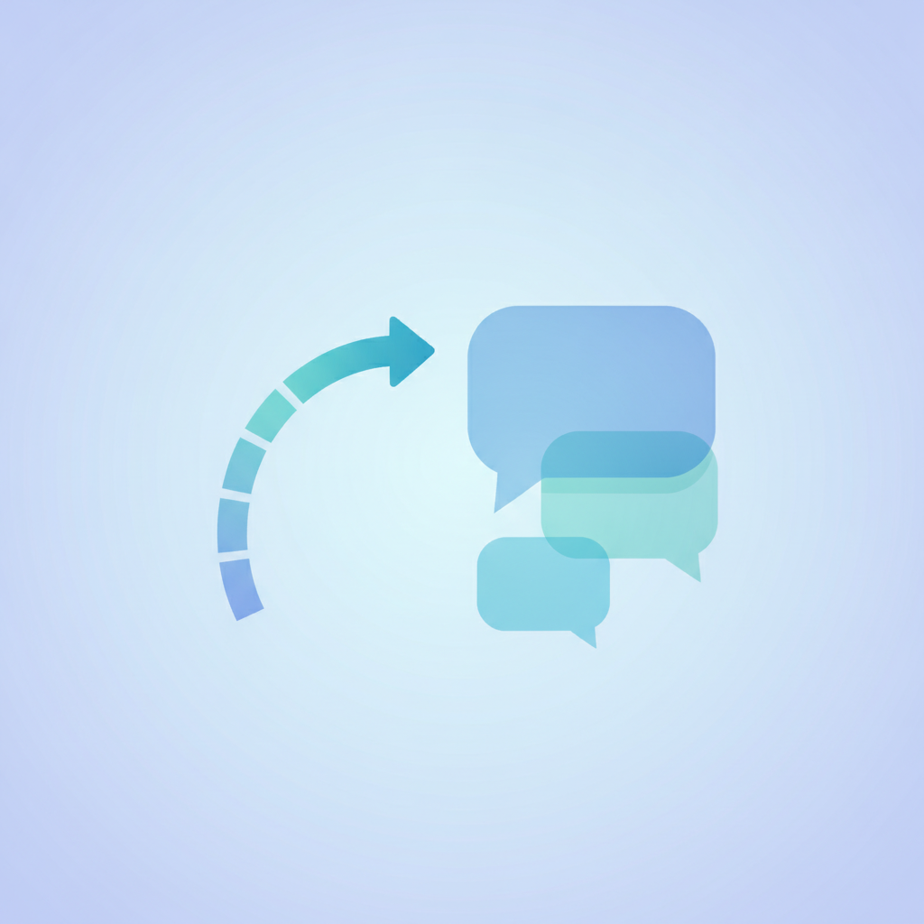 A meter ticking upward next to a stack of Instagram DM bubbles